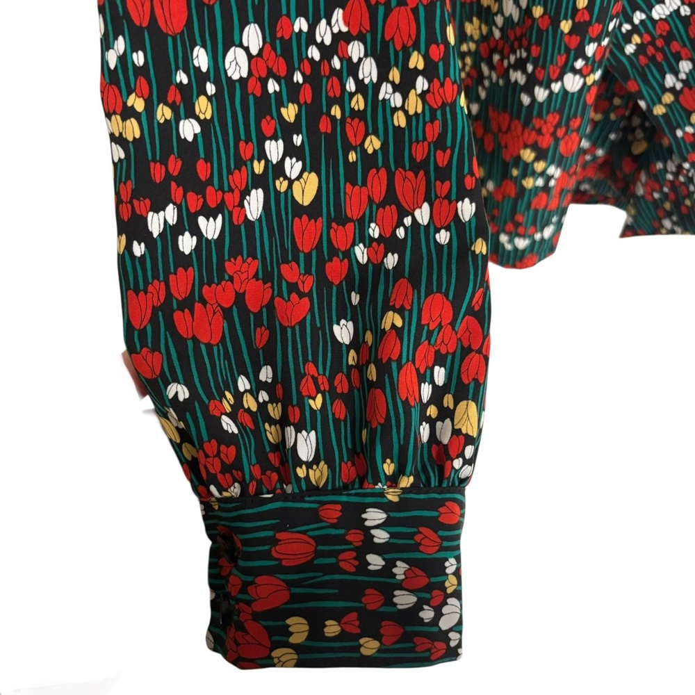 Vintage Pendleton Button Up Self Bow Necktie Silk… - image 6